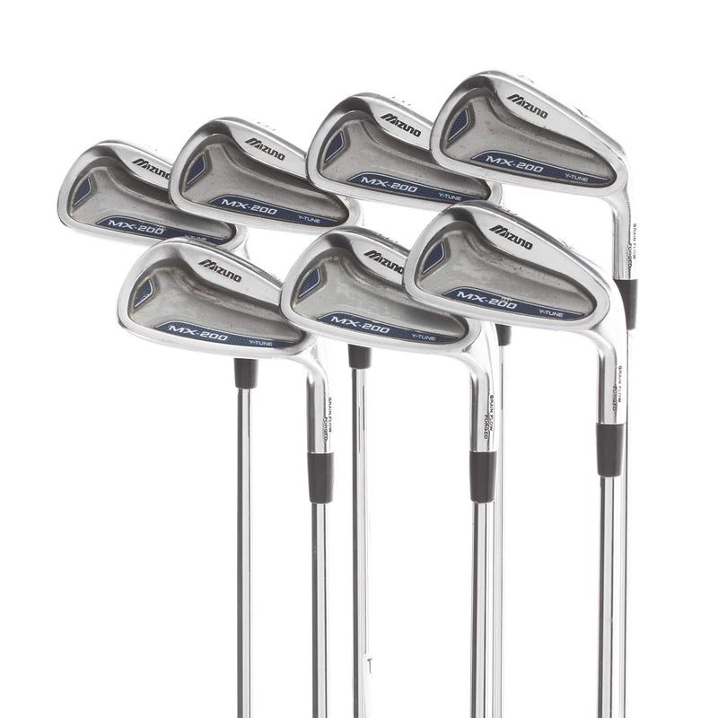 Mizuno MX-200 Steel Mens Right Hand Irons 4-PW Regular - Dynamic Gold XP R300