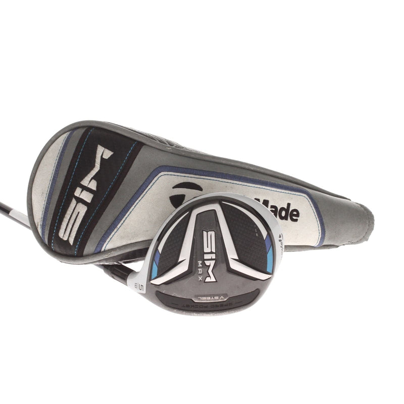 TaylorMade Sim Max Graphite Mens Right Hand Fairway 5 Wood 18* Regular - Fuikura Ventus Blue FW 5-R
