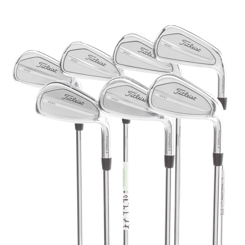 Titleist T200 2023 Steel Mens Right Hand Irons 5-GW Stiff - AMT Black S300