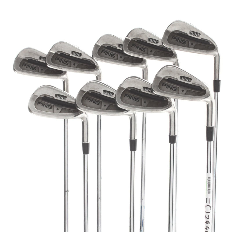 Ping S58 Steel Mens Right Hand Irons 2-PW Black Dot Stiff - Ping