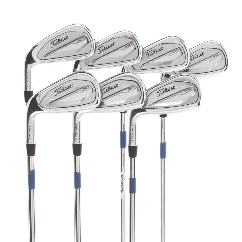 Titleist T350 2023 Steel Mens Left Hand Irons 5-GW Regular - True Temper AMT Red R300