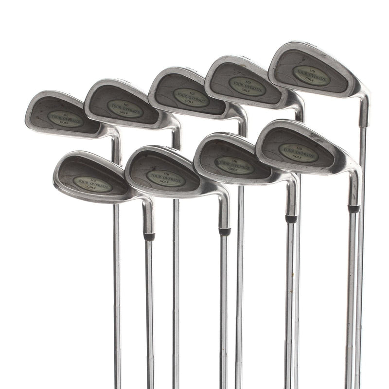 MD Golf Tour Oversize Steel Mens Right Hand Irons 4-SW Stiff - Dynamic Gold S300