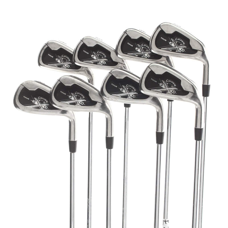 Callaway X-20 Tour Steel Mens Right Hand Irons 3-PW Regular - Project X Rifle 5.0