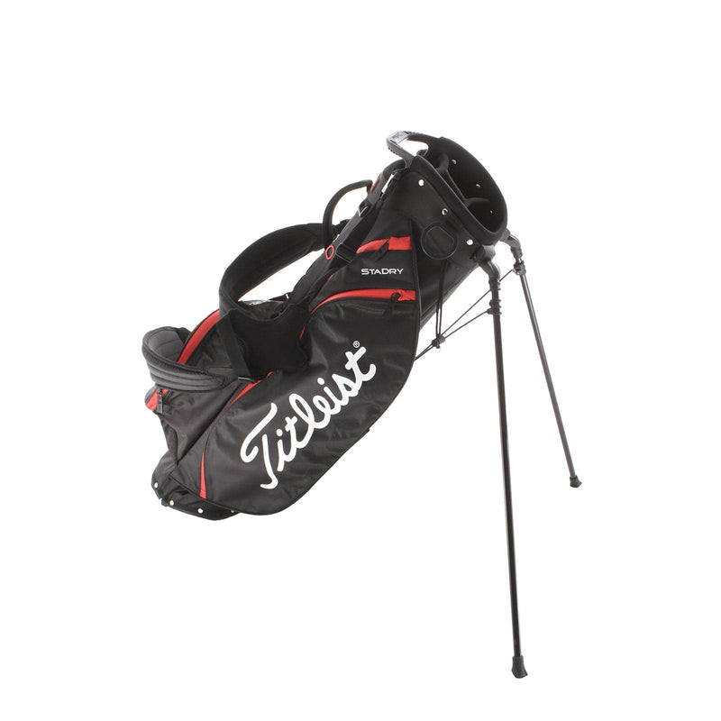 Titleist Players 4 Stadry Stand Bag - Black/Red/White