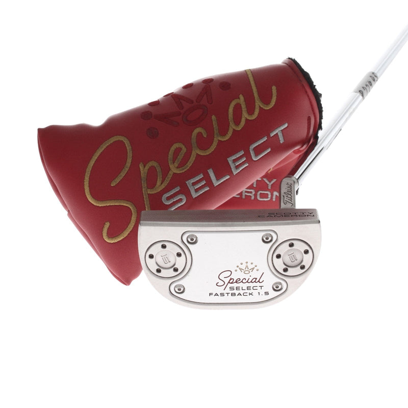Scotty Cameron Special Select Fastback 1.5 Mens Right Hand Putter 34" Mid-Mallet - Golf Pride