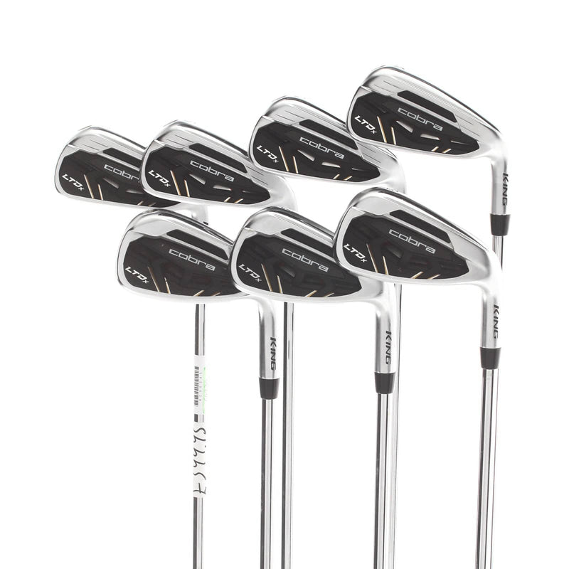 Cobra LTDx Steel Mens Right Hand Irons 4-PW Regular - KBS Tour 90