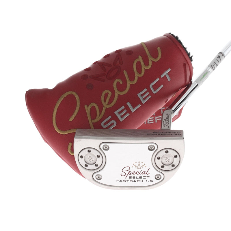 Scotty Cameron Special Select Fastback 1.5 Mens Right Hand Putter 34" Mid-Mallet - Scotty Cameron Grip