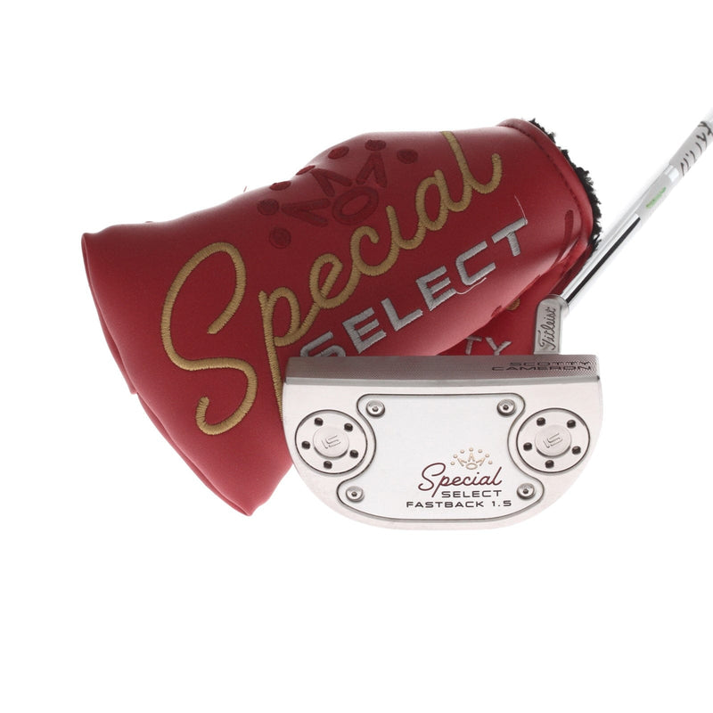Scotty Cameron Special Select Fastback 1.5 Mens Right Hand Putter 34" Mid-Mallet - Scotty Cameron Grip