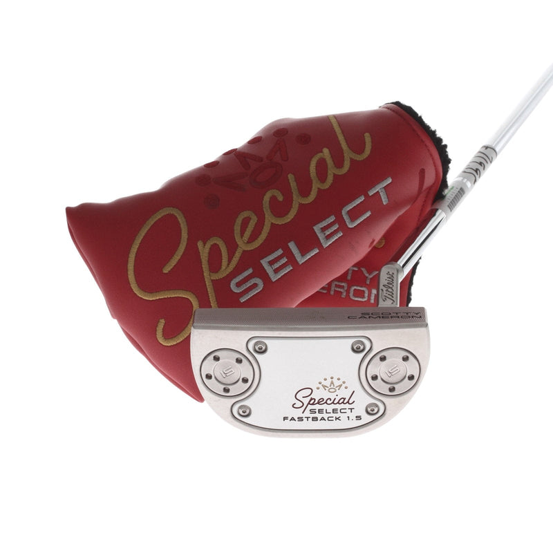 Scotty Cameron Special Select Fastback 1.5 Mens Right Hand Putter 34" Mid-Mallet - Scotty Cameron Grip