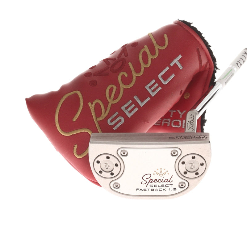 Scotty Cameron Special Select Fastback 1.5 Mens Right Hand Putter 34" Mid-Mallet - Scotty Cameron Grip