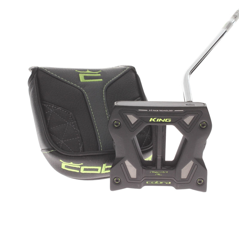 Cobra King 3D Printed Agera AL Mens Right Hand Putter 40.5" Mallet - Super Stroke Flatso 17