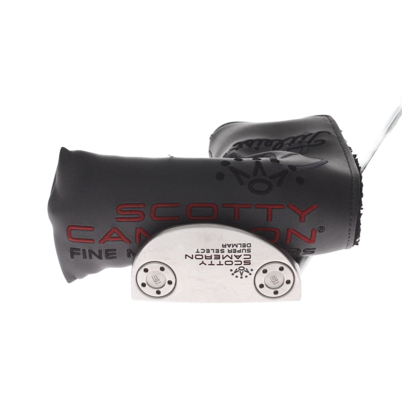 Scotty Cameron Super Select Delmar Mens Left Hand Putter 34" Mid-Mallet - Scotty Cameron Grip