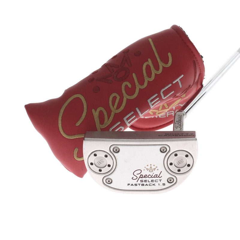 Scotty Cameron Special Select Fastback 1.5 Mens Right Hand Putter 34" Mid-Mallet - Scotty Cameron Grip