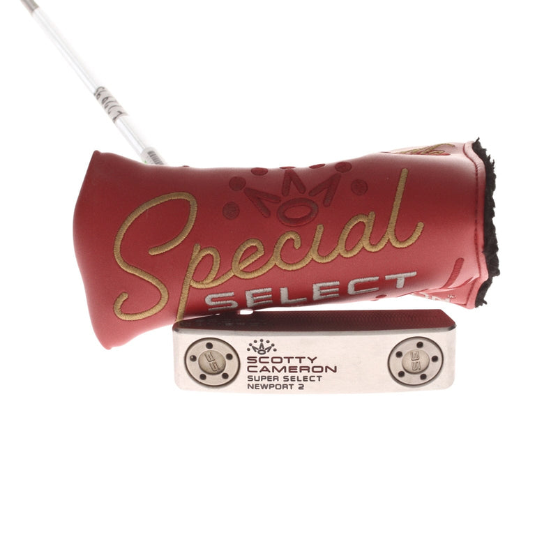 Scotty Cameron Super Select Newport 2 Mens Left Hand Putter 34" Blade - Scotty Cameron Design Grip