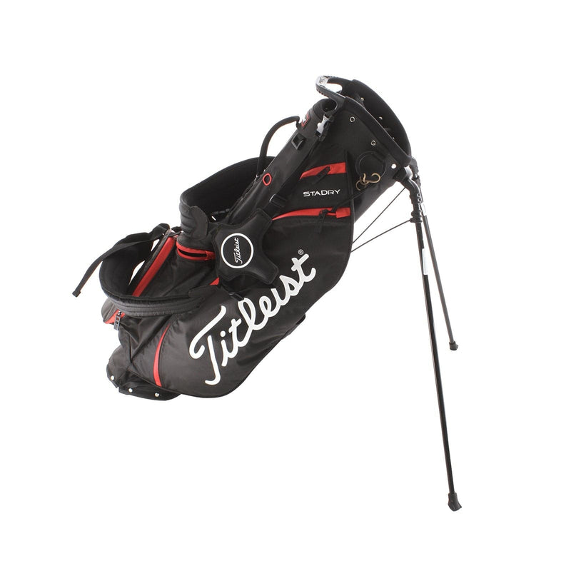 Titleist Players 4 Stadry Stand Bag - Black/Red/White