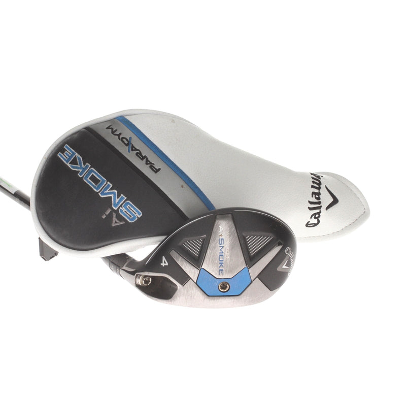 Callaway Paradym Ai Smoke Graphite Mens Right Hand 4 Hybrid 21* Stiff - HZRDUS Silver 6.0 90g
