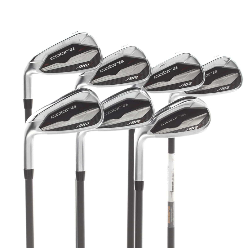 Cobra Air-X Graphite Mens Left Hand Irons 5-SW Regular - Ultralite 50R