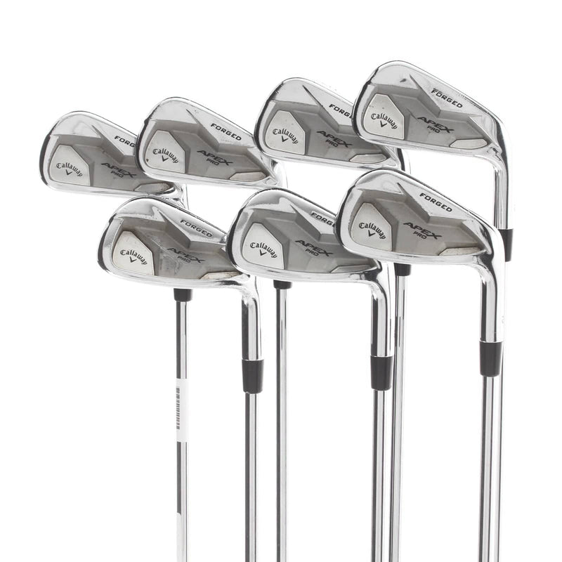 Callaway Apex Pro 19 Steel Mens Right Hand Irons 4-PW Regular - True Temper Elevate MPH