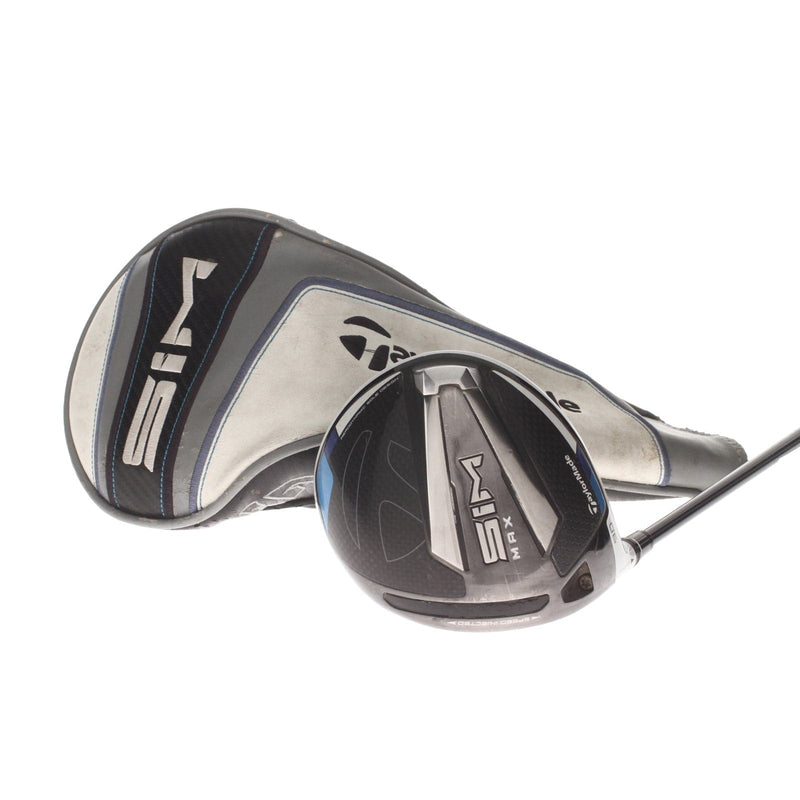 TaylorMade Sim Max Graphite Mens Left Hand Driver 9* Stiff - Fujikura Ventus Blue 6-S