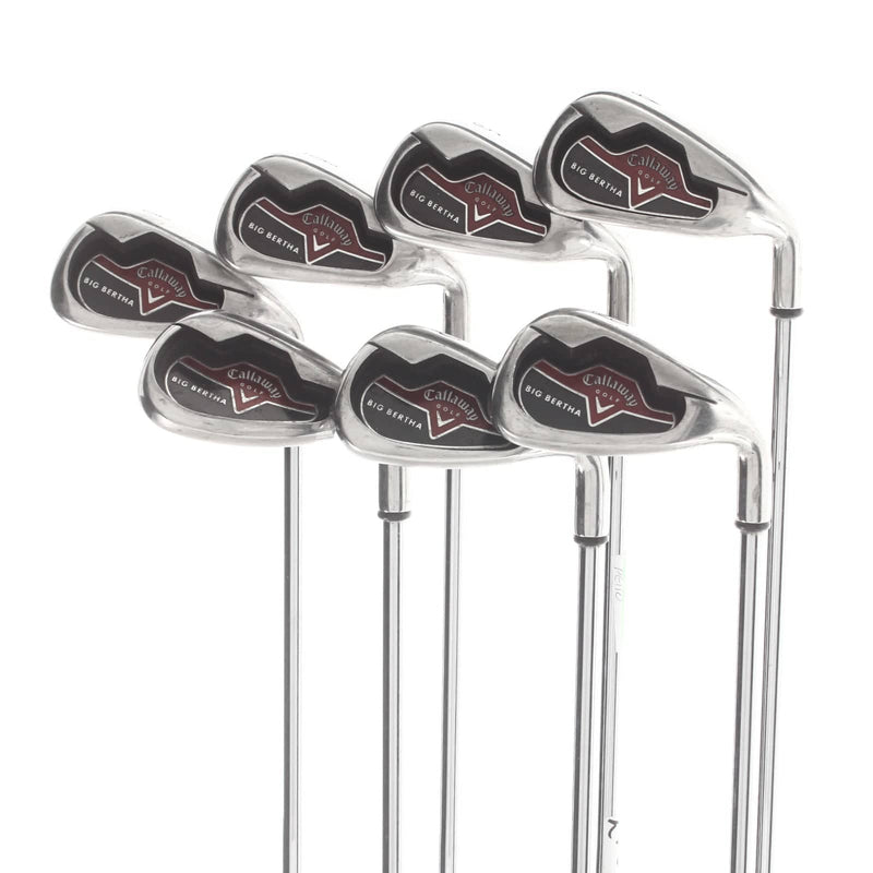 Callaway Big Bertha 2006 Steel Mens Right Hand Irons 4-SW Regular -