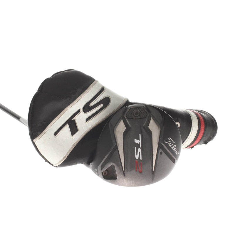 Titleist TS2 Graphite Mens Right Hand Driver 9.5* Stiff - Hzrdus Smoke Black 6.0 60g