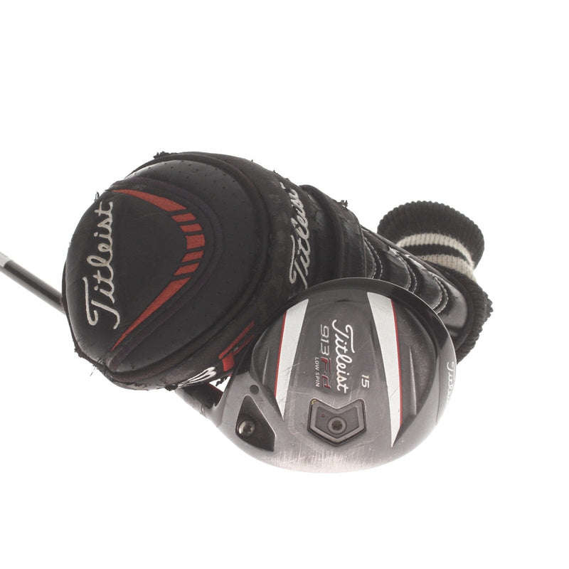 Titleist 913F-d Graphite Mens Right Hand Fairway 3 Wood 15* Stiff - Aldila RIP Phenom 80 2.5