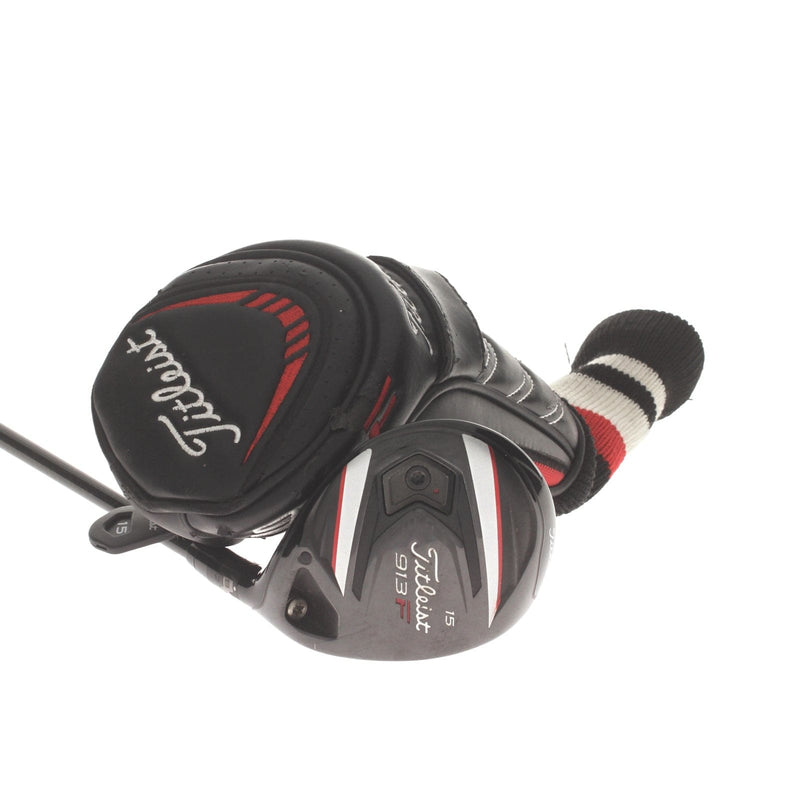 Titleist 913 F Graphite Mens Right Hand Fairway 3 Wood 15* Regular - Aldila R.I.P. Phenom 80 2.8