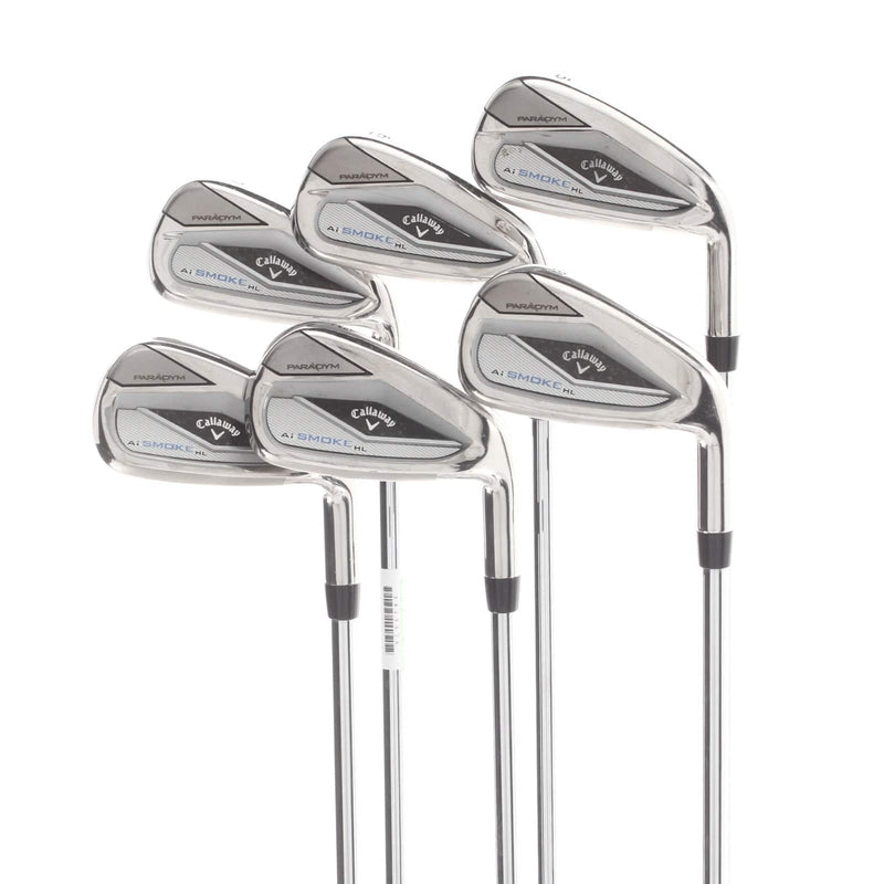 Callaway Paradym Ai Smoke HL Steel Mens Right Hand Irons 5-PW Regular - True Temper Elevate MPH 85