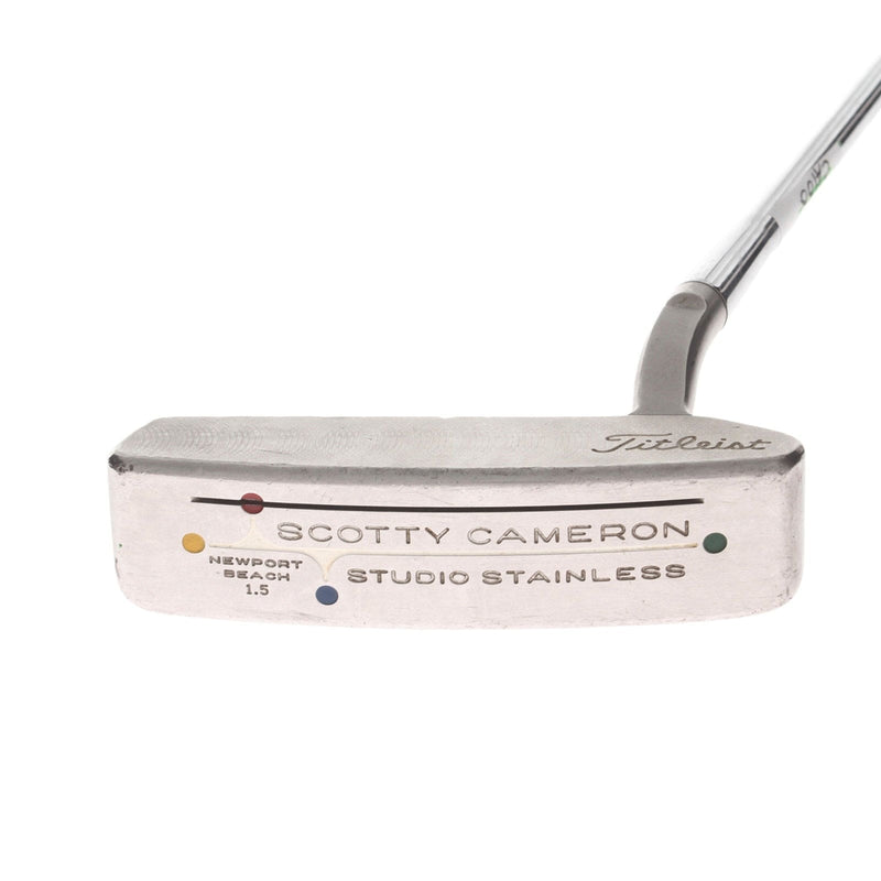 Scotty Cameron Studio Stainless Newport Beach 1.5 Mens Right Hand Putter 34.5" Blade Scotty Cameron - Scotty Cameron
