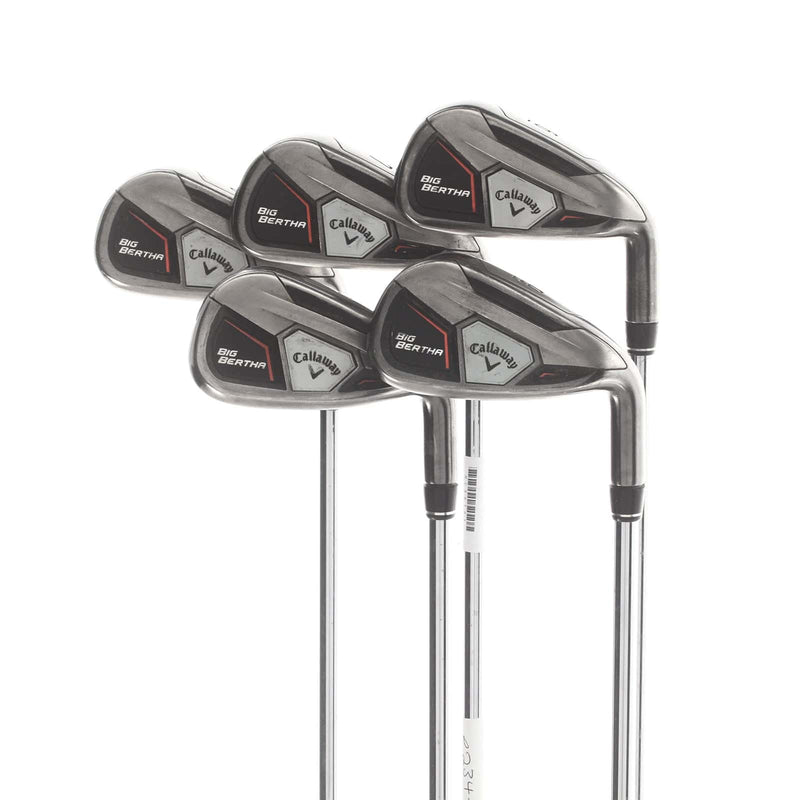Callaway Big Bertha Steel Mens Right Hand Irons 6-PW Regular - True Temper Speedstep 80