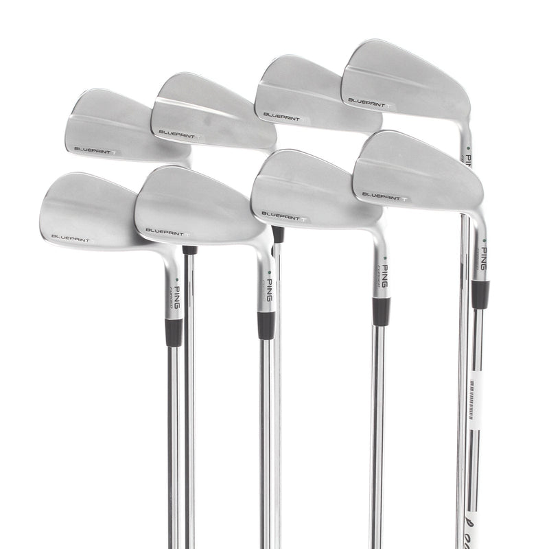 Ping Blueprint T Steel Mens Right Hand Irons 3-PW Green Dot 2* Upright Stiff - Nippon N.S Pro Modus3 Tour 115