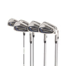 Cobra King F8 ONE Length Steel Mens Right Hand Irons 4-PW Regular - True Temper