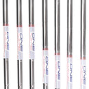 Cobra King F8 ONE Length Steel Mens Right Hand Irons 4-PW Regular - True Temper