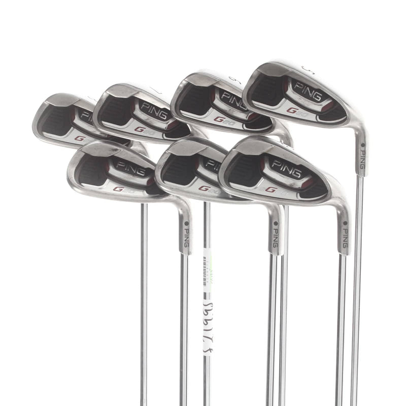 Ping G20 Steel Mens Right Hand Irons 5-SW Black Dot Regular - Ping CFS