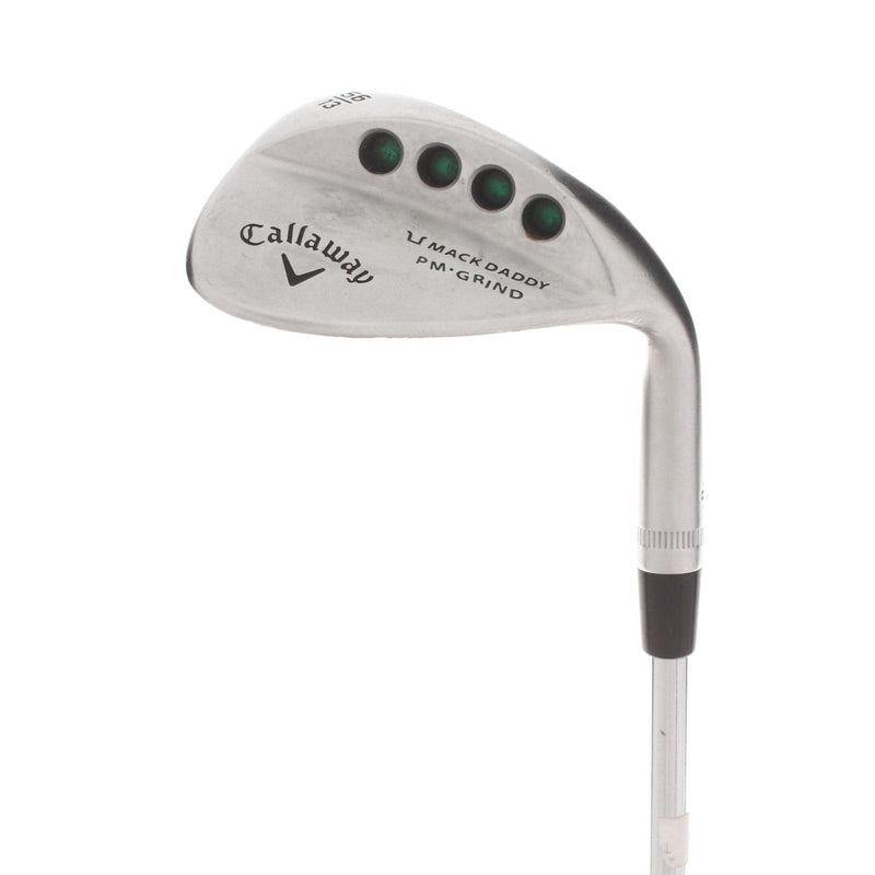 Callaway Mack Daddy PM Grind Steel Mens Right Hand Sand Wedge 56* 13 Bounce PM Grind Wedge - KBS Tour-V