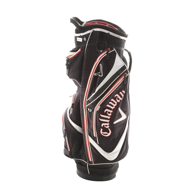 Callaway Cart Bag - Black/White/Red