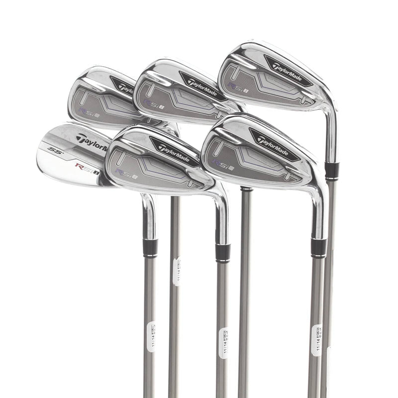 TaylorMade RSi1 Graphite Ladies Right Hand Irons 6-SW Ladies - TaylorMade REAX 45