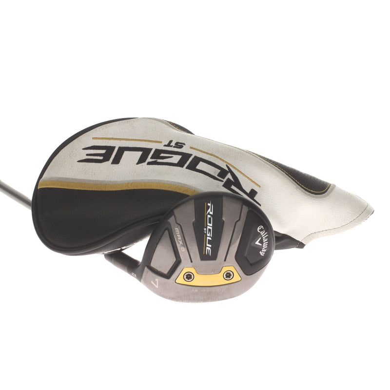 Callaway Rogue ST Max D Graphite Mens Right Hand Fairway 7 Wood 22* Stiff - Nippon N.S Pro WT8000