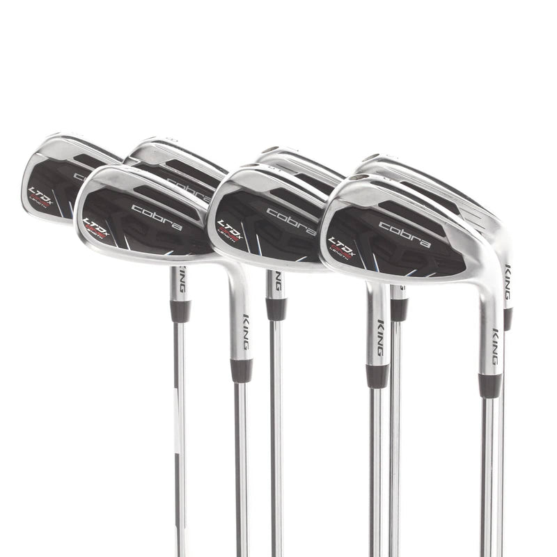 Cobra LTDx One Length Steel Mens Right Hand Irons 6-SW+GW Regular - KBS Tour 80
