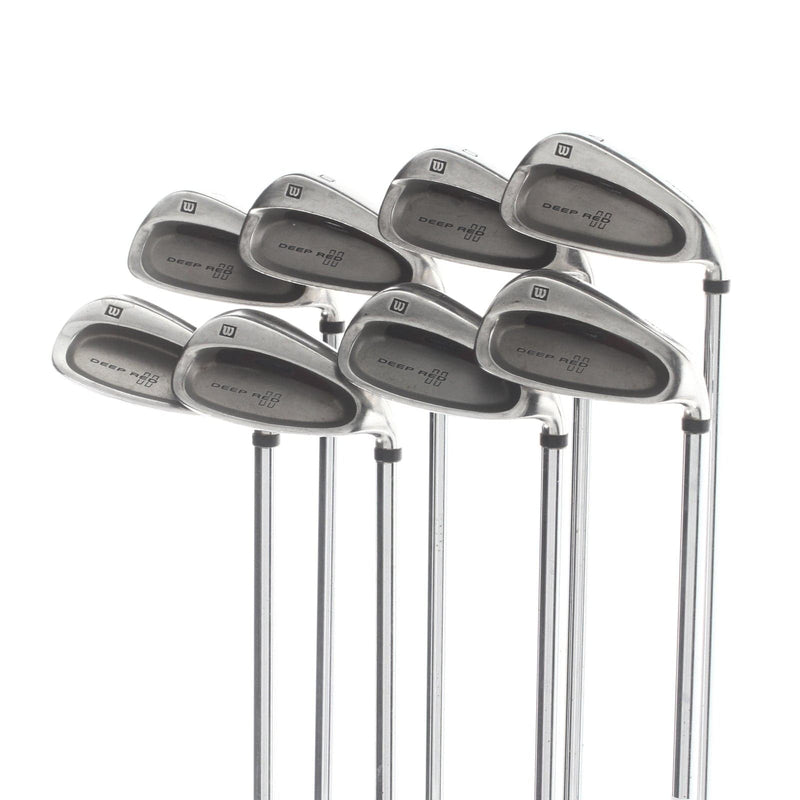 Wilson Deep Red Steel Mens Right Hand Irons 4-SW Regular -
