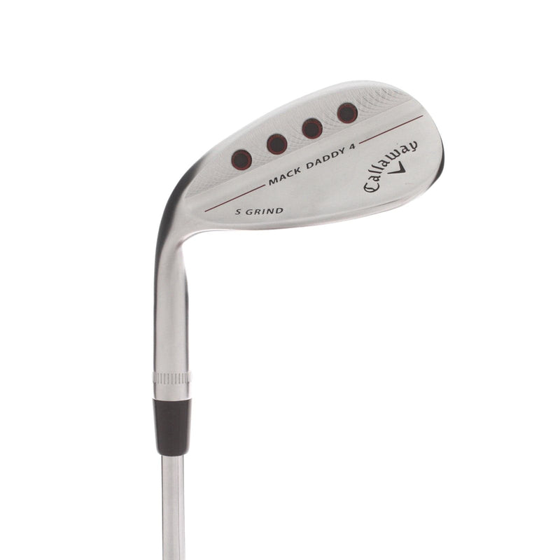 Callaway Mack Daddy 4 Steel Mens Left Hand Sand Wedge 54* 10 Bounce S Grind Stiff - Dynamic Gold 115 S200