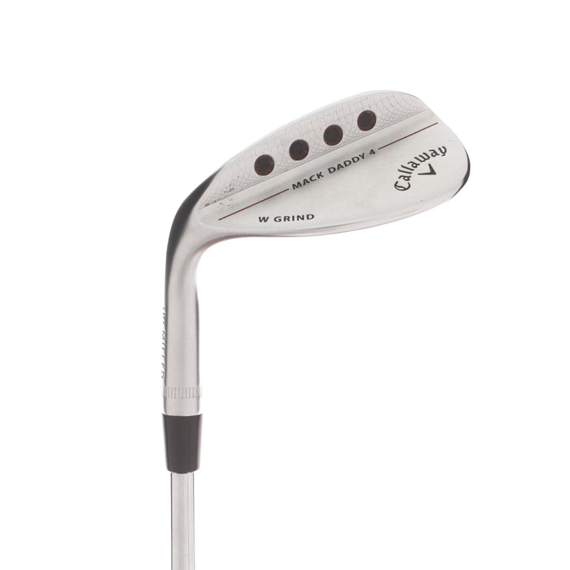 Callaway Mack Daddy 4 Steel Mens Left Hand Lob Wedge 58* 12 Bounce W Grind Stiff - Dynamic Gold 115 S200