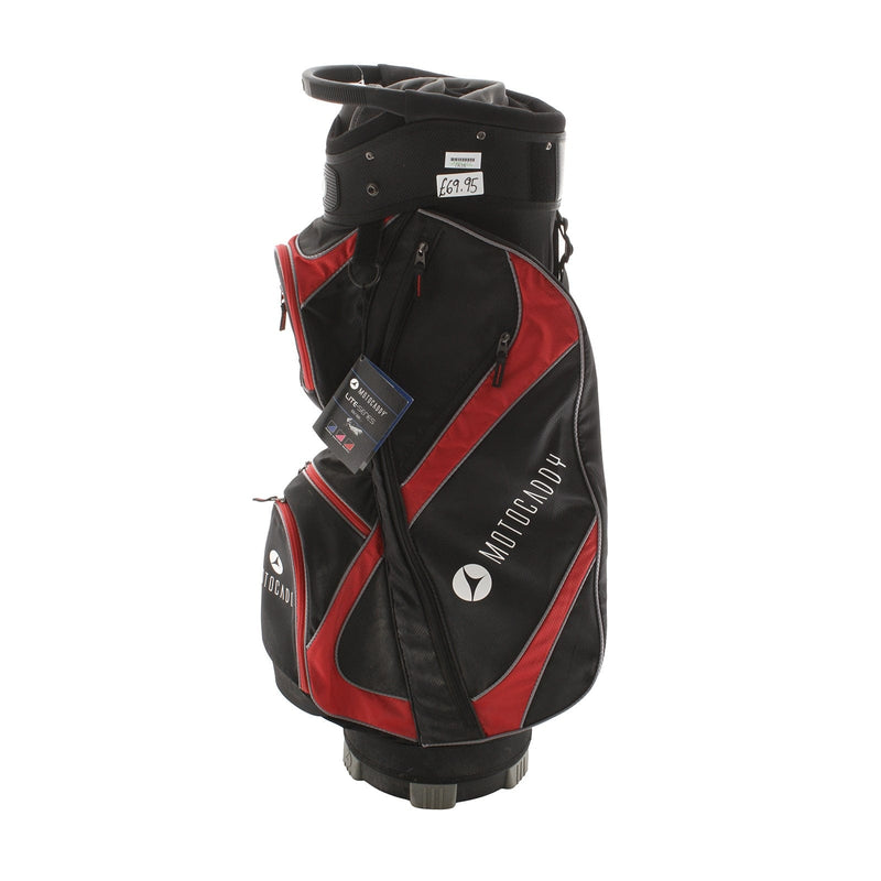 Motocaddy Lite Series Cart Bag - Black/Red/Grey