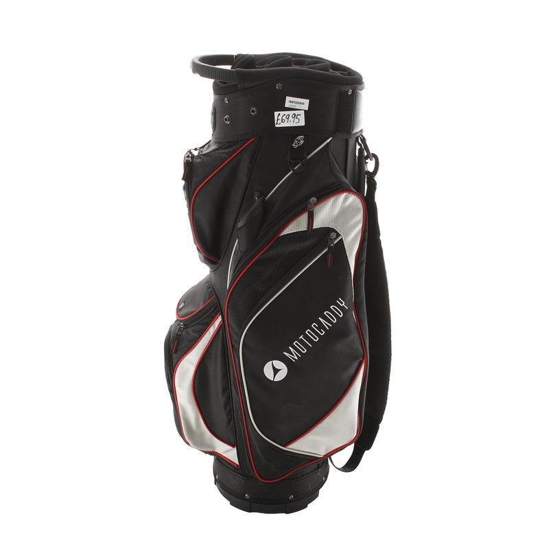 Motocaddy Club Series Cart Bag - Black/Silver/Red