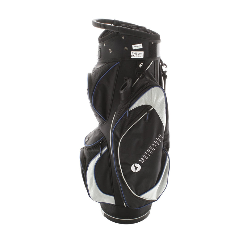 Motocaddy Club Series Cart Bag - Black/Silver/Blue