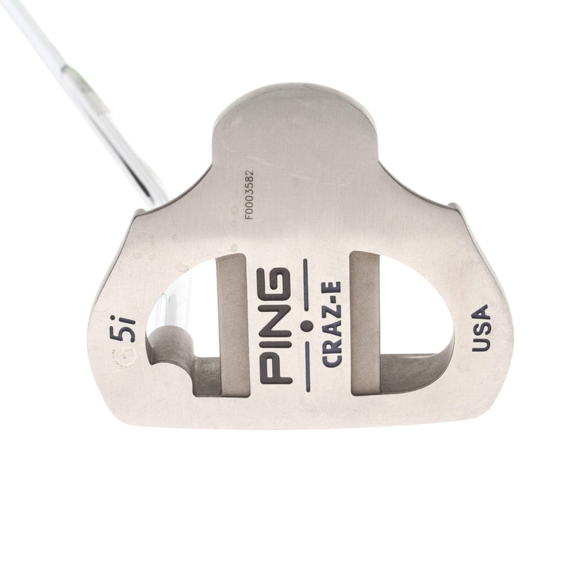 Ping Craz-E G5i Mens Right Hand Putter 34.5" Mallet - Golf Pride Crown Jumbo