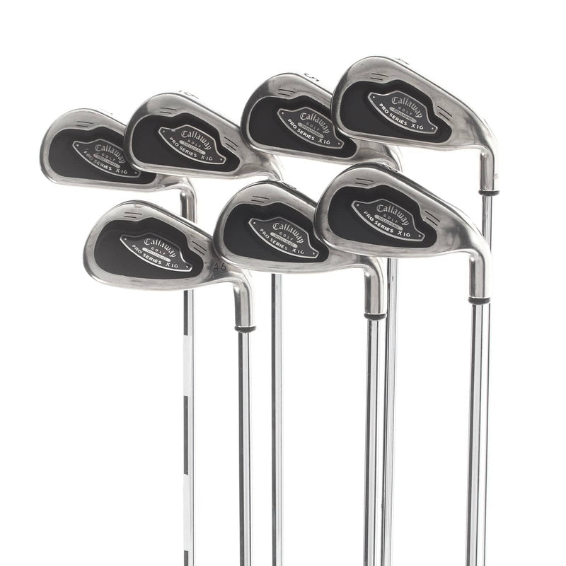 Callaway X-16 Pro Series Steel Mens Right Hand Irons 4-PW Regular - Dynamic Gold R300