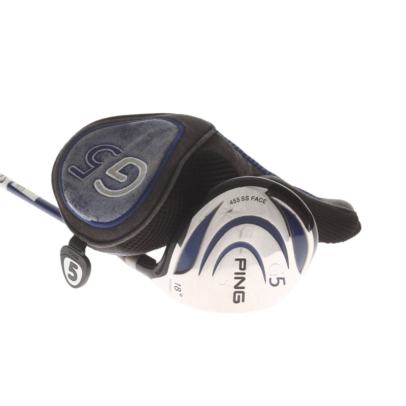 Ping G5 Graphite Mens Right Hand Fairway 5 Wood 18* Regular - ProLaunch 75