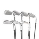 Ping G410 Graphite Mens Left Hand Irons 5-SW Green Dot 2* Upright Soft Regular - Ping Alta CB AWT