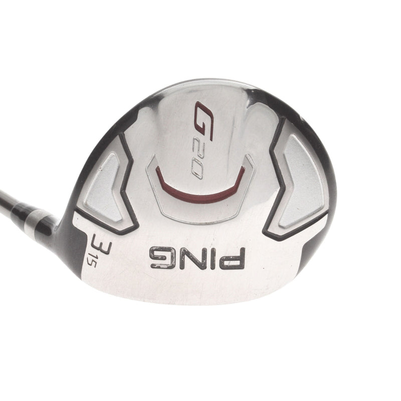 Ping G20 Graphite Mens Right Hand Fairway 3 Wood 15* Stiff - Ping TFC 169 F
